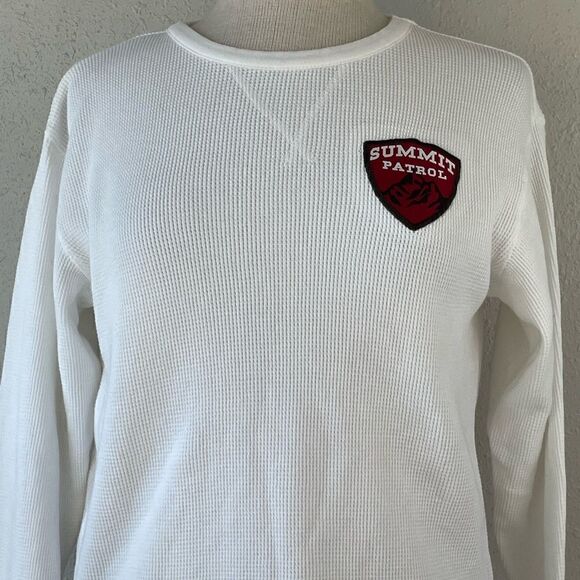 EUC Gymboree Kids White Long John Style Summit Patrol Long Sleeve Top 10 - Picture 2 of 5